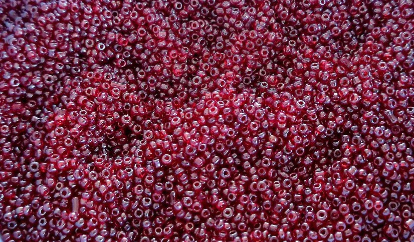 Toho Rocailles Transparant Lustered Raspberry