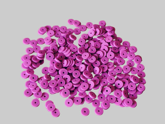 Katsuki kralen donker fuchsia (6mm)