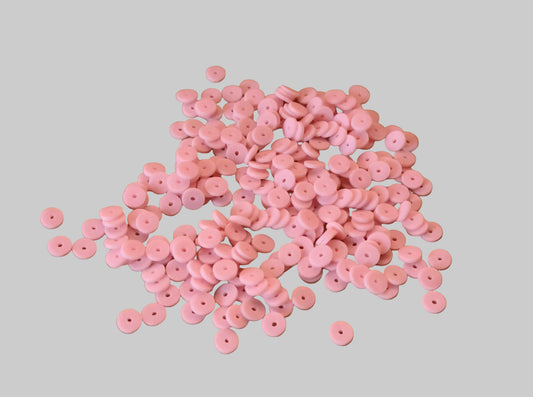 Katsuki kralen pastelroze (6mm)