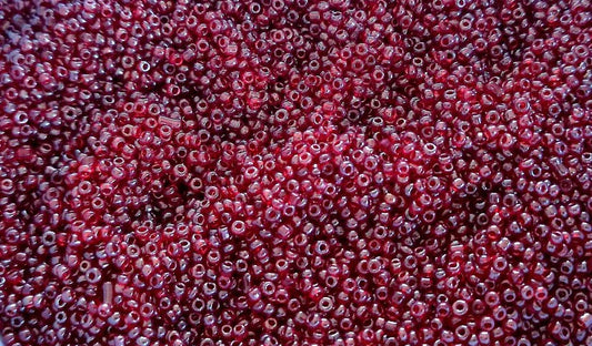 Toho Rocailles Transparant Lustered Raspberry